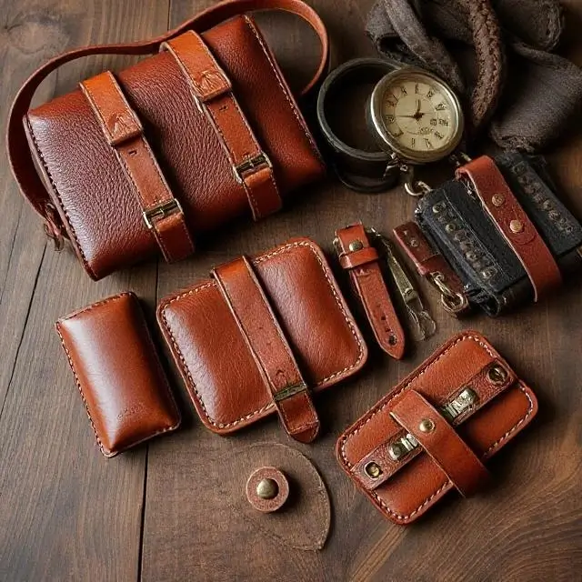 Accesorios de cuero fino